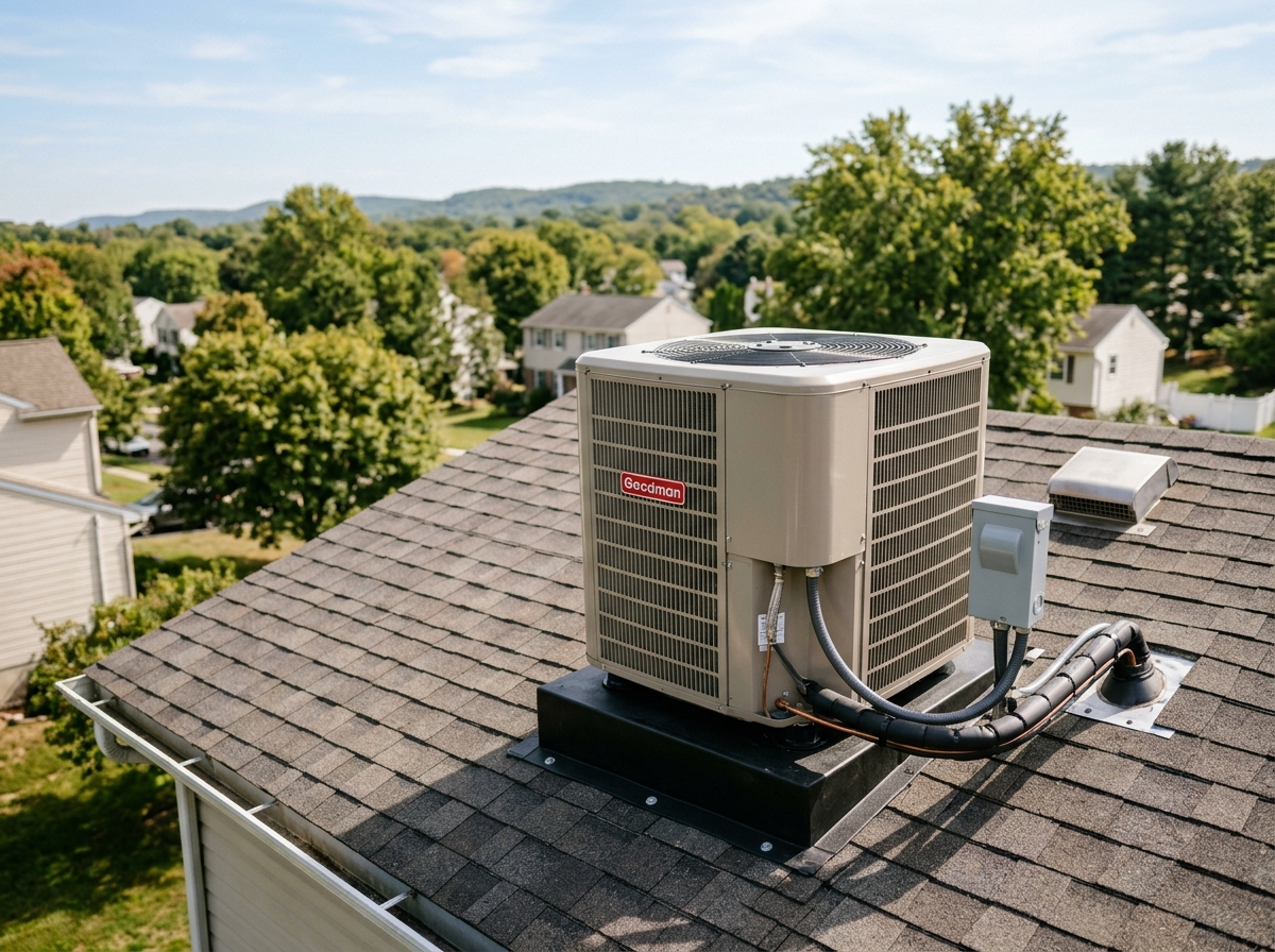 Rooftop condenser replacement